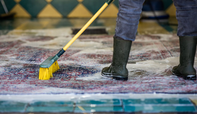 rug combing